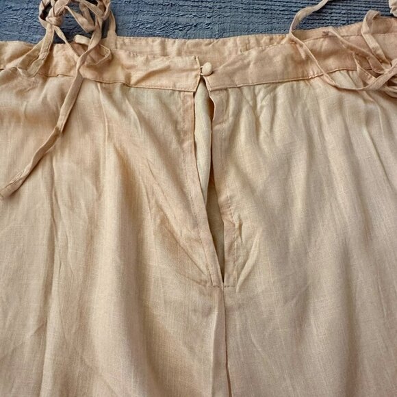 ASOS Curve Cami Minimal Pocket Jumpsuit in acorn plus size wide leg romper -16 - Picture 9 of 11